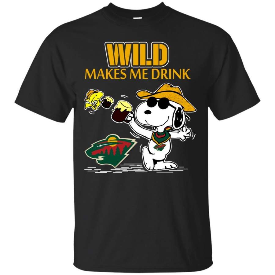 Minnesota Wild Make Me Drinks T-Shirt