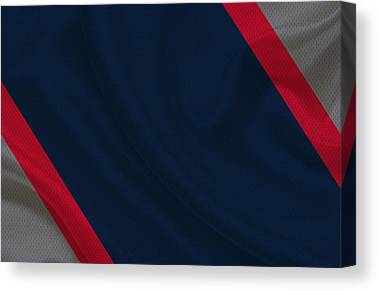 New England Patriots Uniform Joe Hamilton Canvas Print