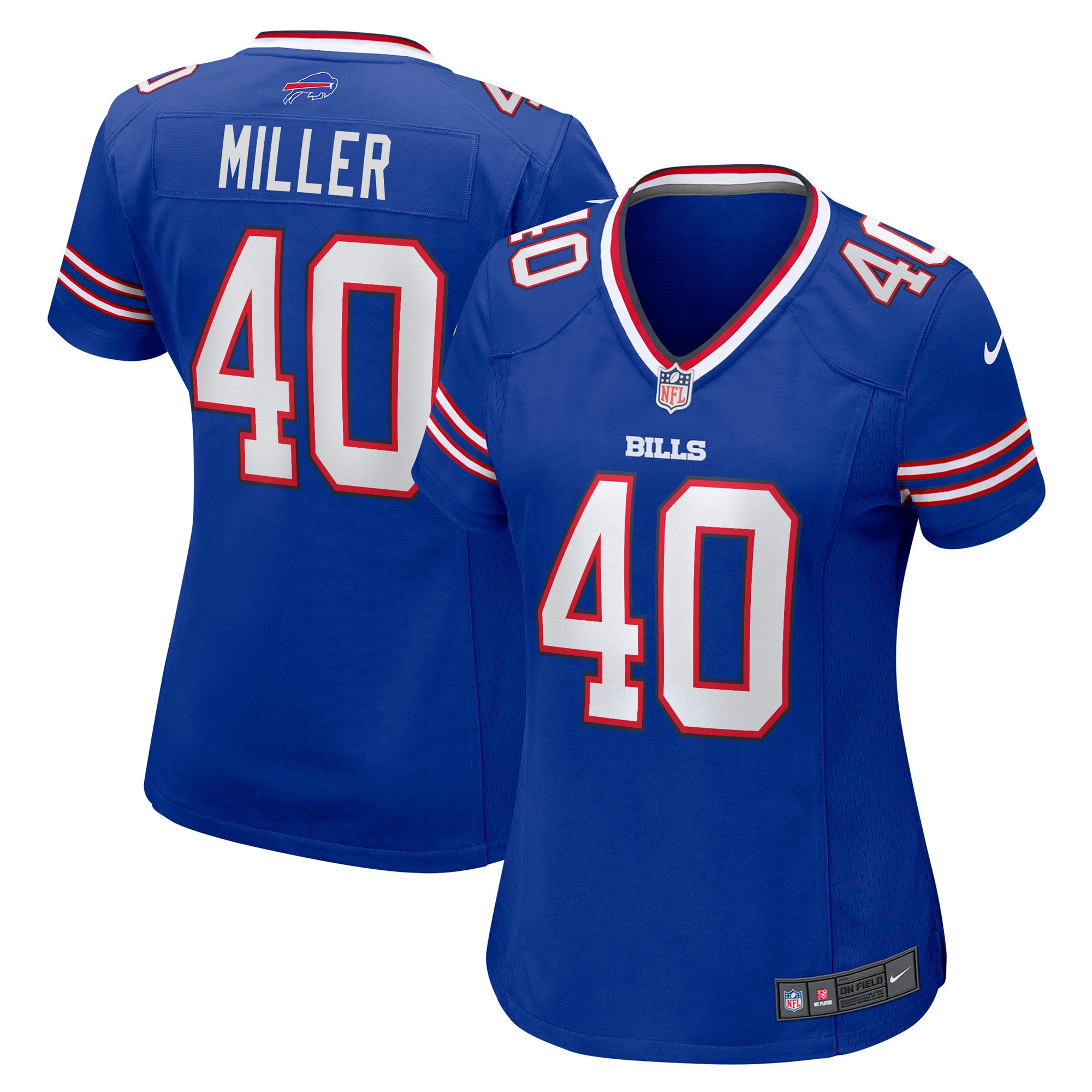 Women’s Buffalo Bills Von Miller Royal Game Jersey