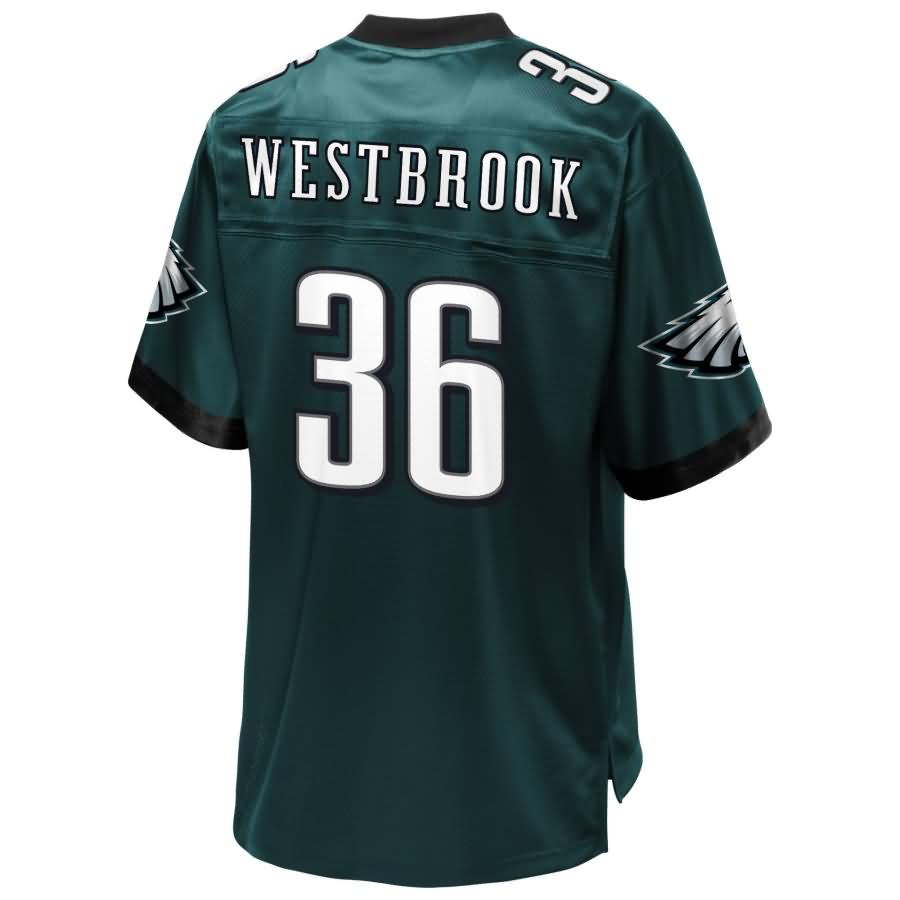 Brian Westbrook Philadelphia Eagles NFL Pro Line Retired Player Jersey – Midnight Green