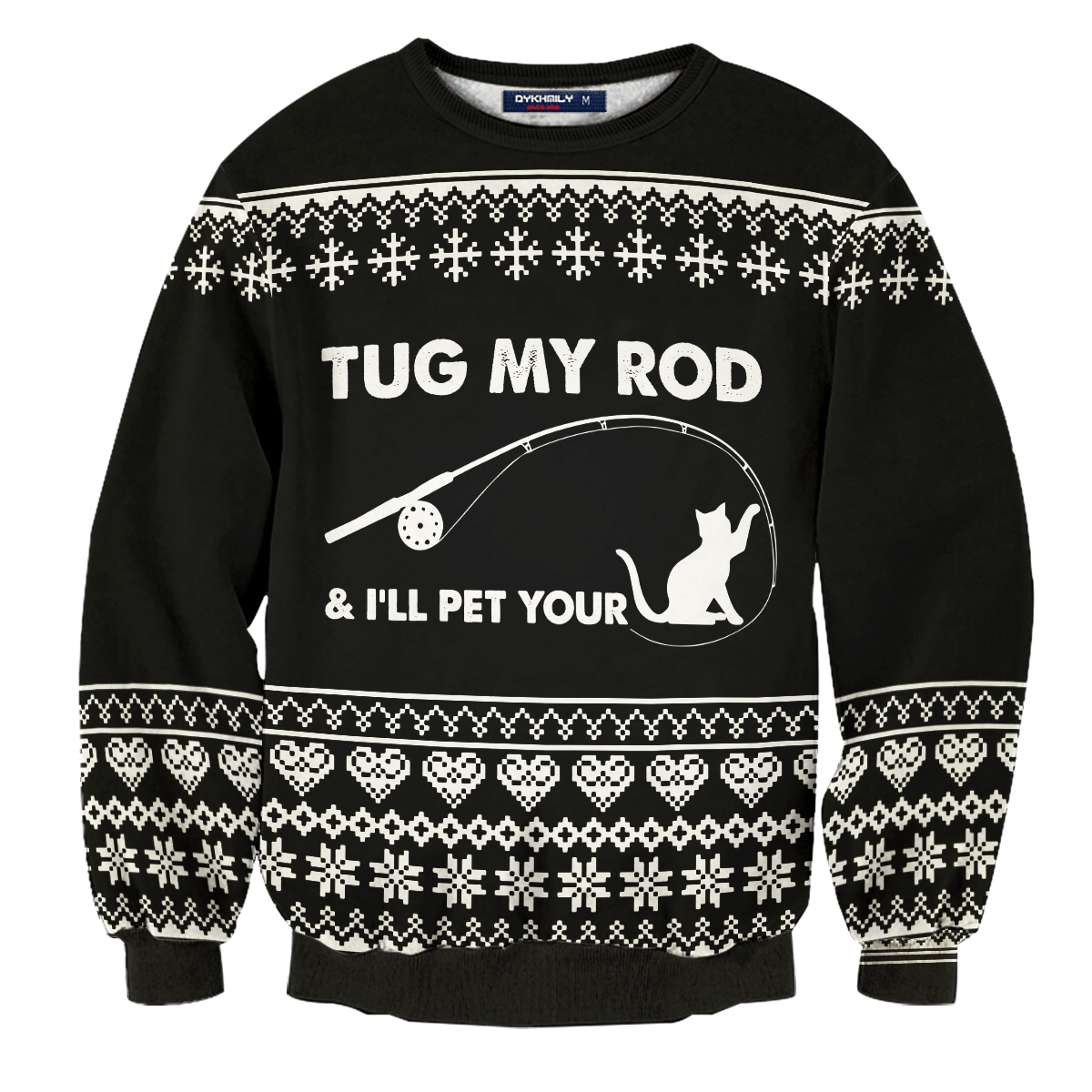 Tug My Rod Unisex Wool Sweater