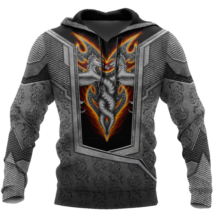 3D Tattoo and Dungeon Dragon Hoodie HAC020108 – Raca Clothing Shop