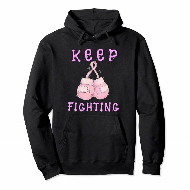 Womens Cancer Fighting Patient Awareness Shirt for a Fighter Pullover Hoodie