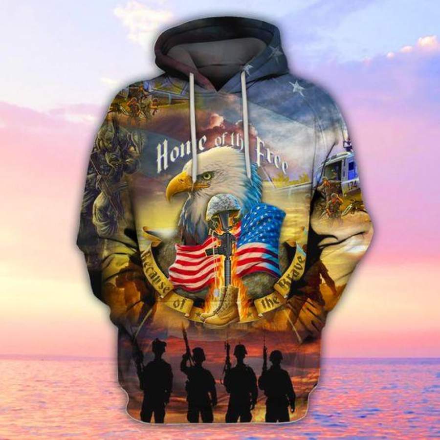 Remember The Days Veteran Hoodie 3D All over print