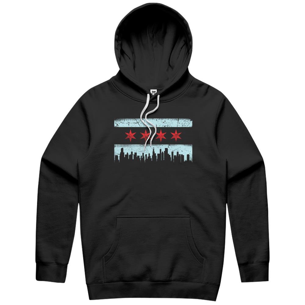 Chicago Flag Skyline Hoodie