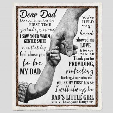 Blanketify To My Dad You Gave Me Love And Watched Me Grow Daughter Lions Blanket Gift For Dad From Daughter,Birthday Gift Home Decor Bedding Couch Sofa Soft And Comfy Cozy