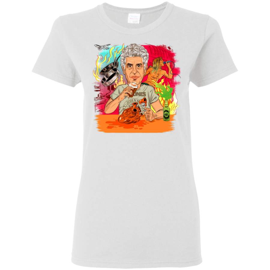 AGR Anthony Bourdain Womens T-Shirt