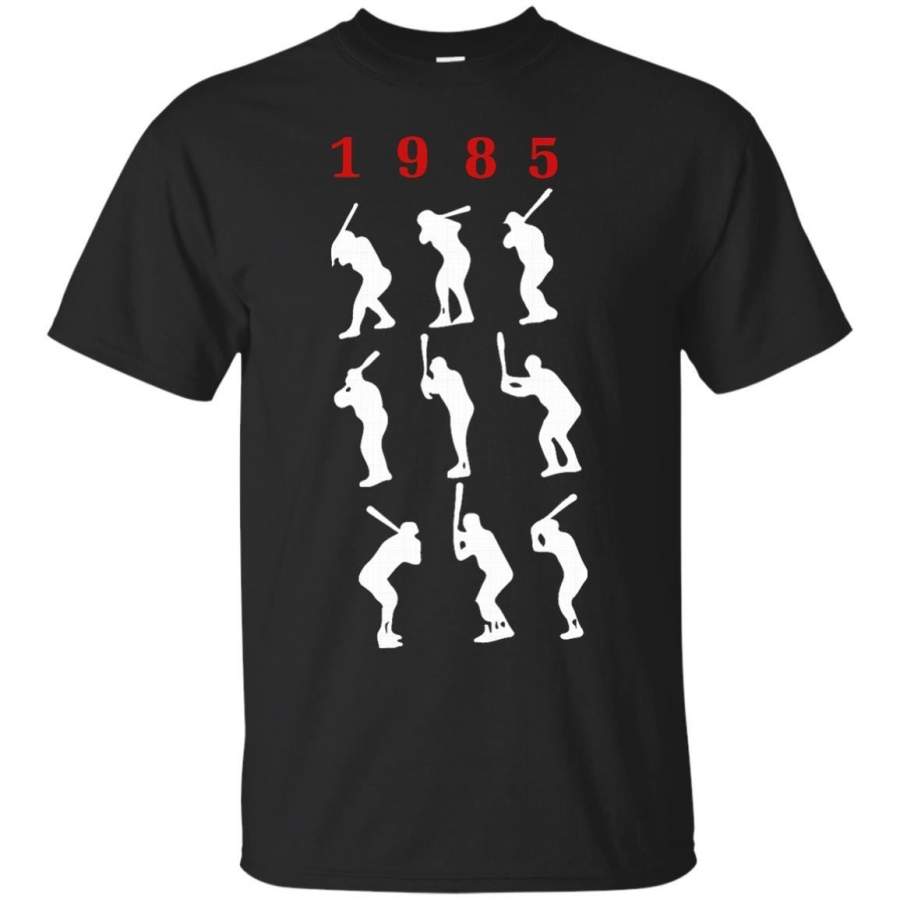 AGR 1985 game 7 batting stances t-shirt