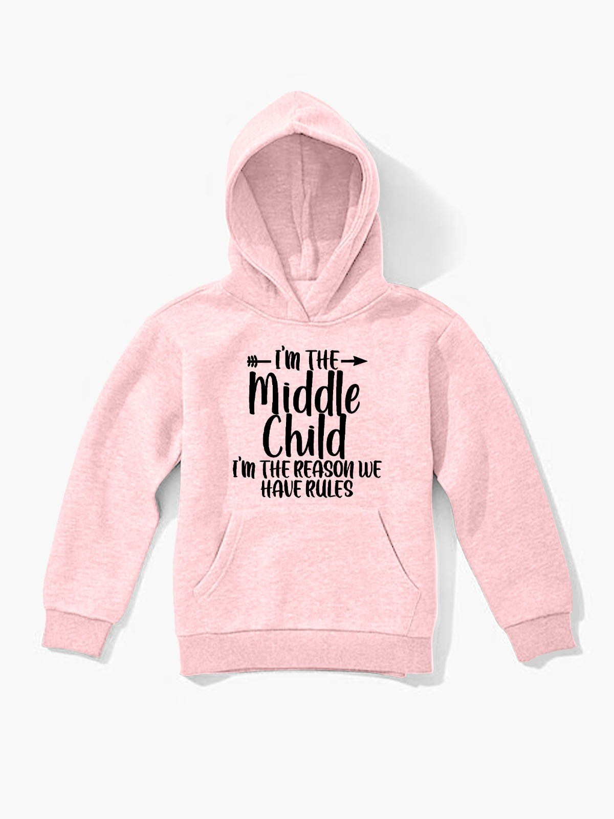 Kid Boy/Kid Girl I’M The Middle Child I ’M The Reason We Have Rules Hoodie