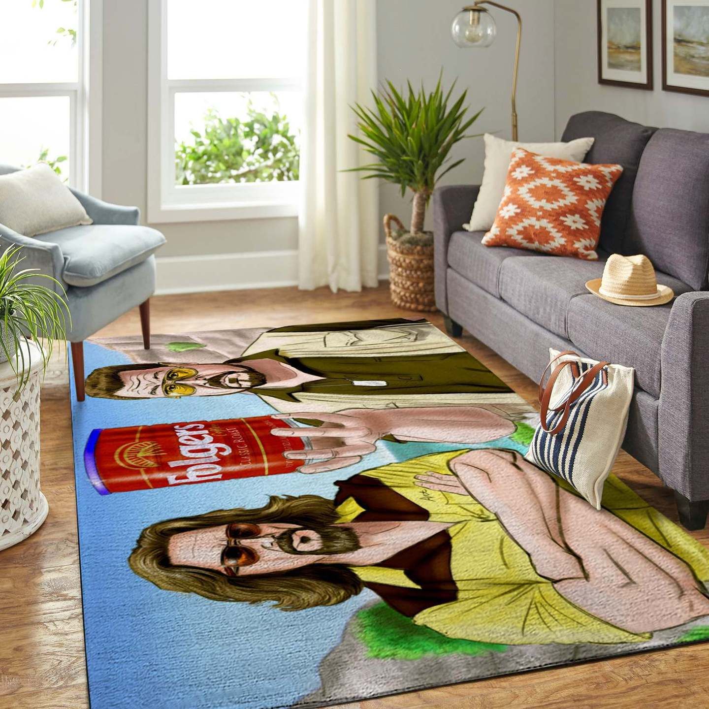 The 20 Rug Big Lebowski Area Rug FN221011, Movie Floor Decor