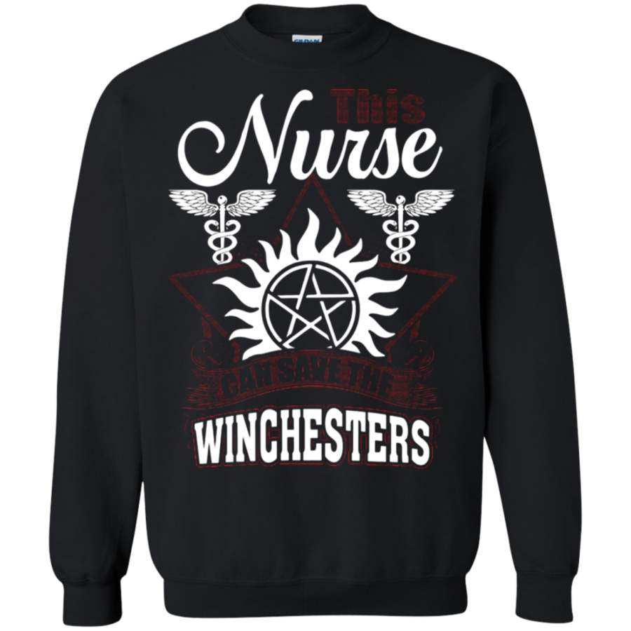 AGR This Nurse Can Save The Winchesters Supernatural Sweatshirt