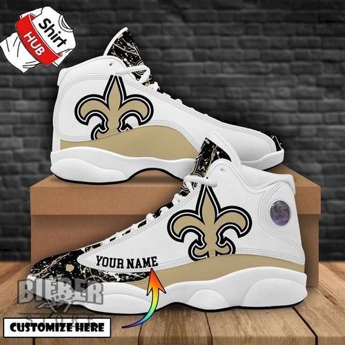 New Orleans Saints Air JD13 Sneakers Personalized Shoes For Fan