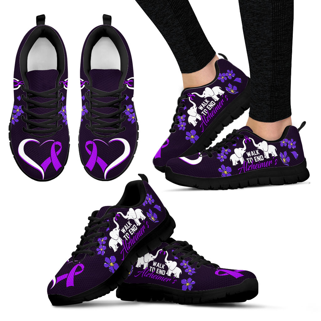 Alzheimer’S Shoes Elephant Pattern Sneaker Walking Shoes – Best Shoes For Men And Women