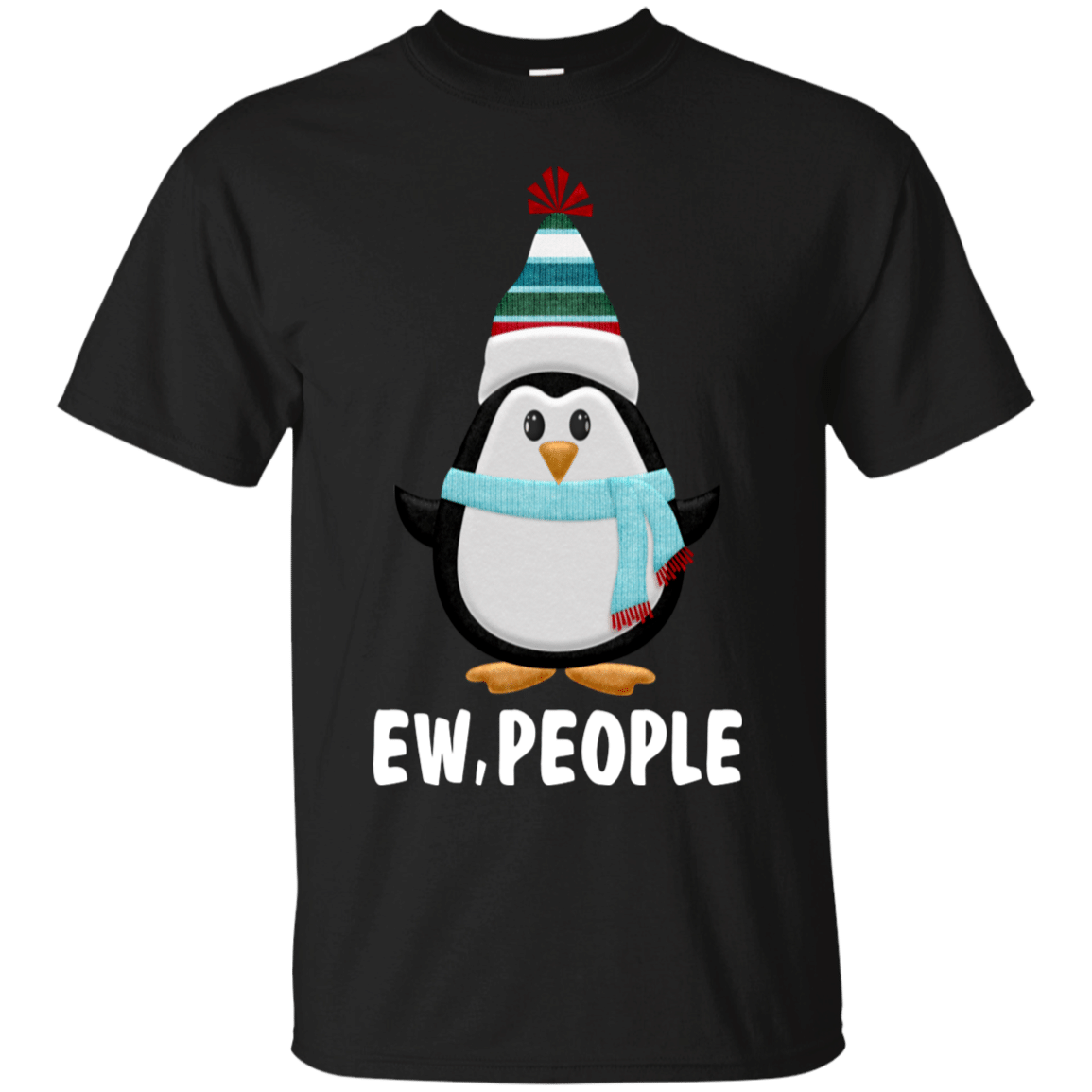 Eo People Funny Christmas Penguin T-Shirt