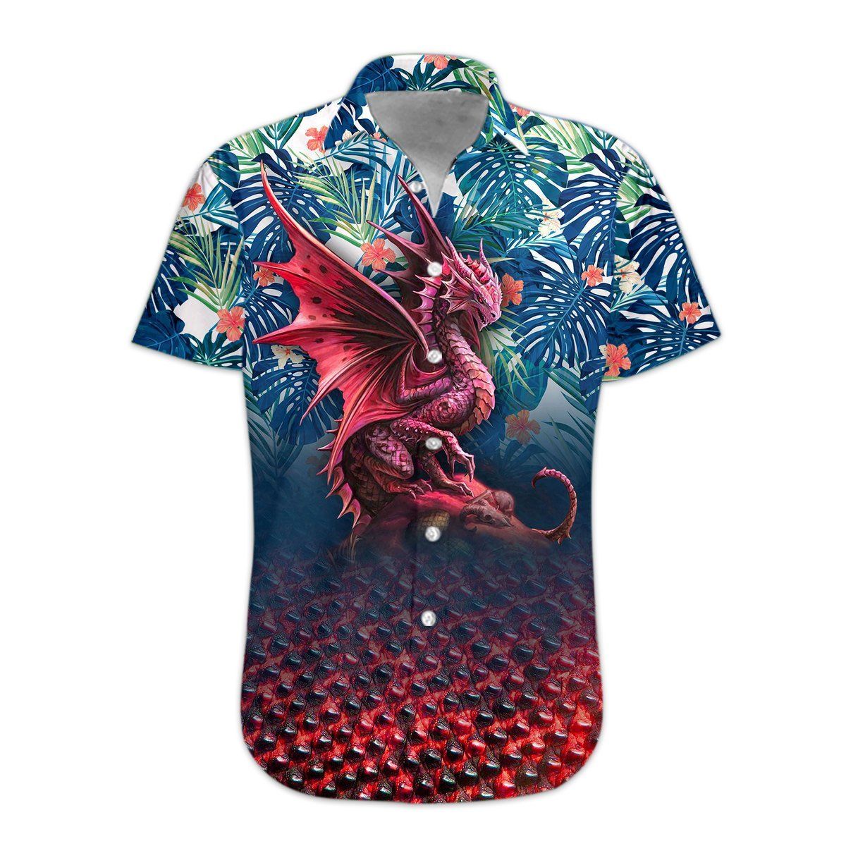 Gearhumans Dragon Hawaiian Shirt Ha39452