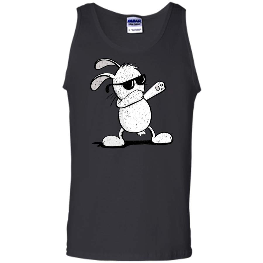 Dabbing Easter Bunny Boys Vintage T Shirt Dab Dance Tank Top