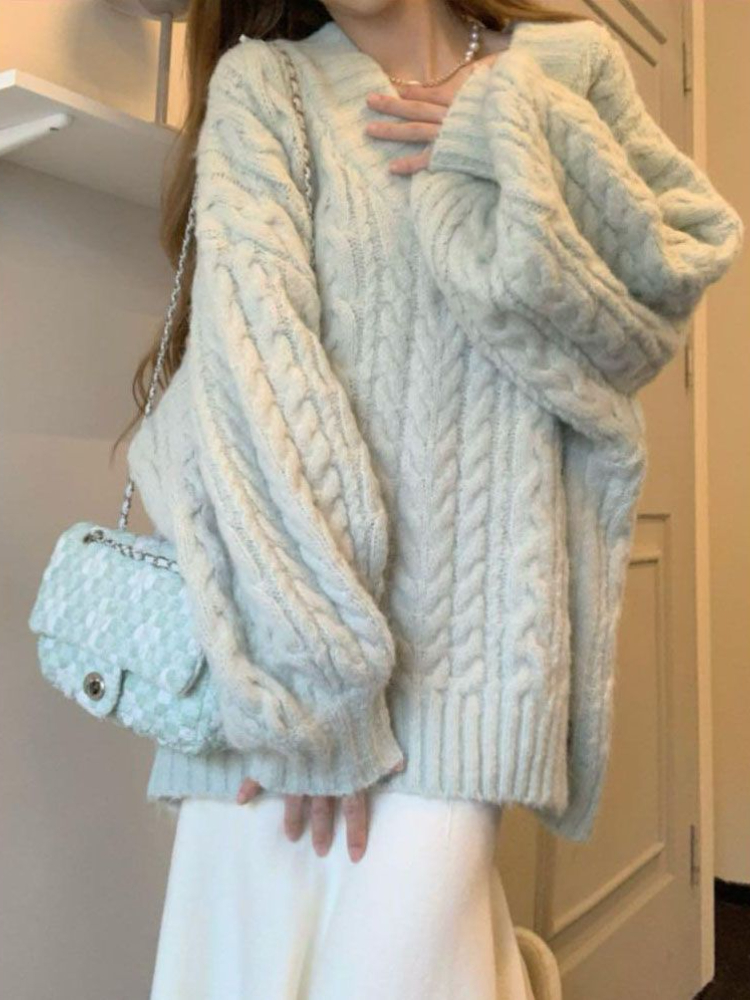 UNXX Autumn Winter Sweater Set Women 2022 New Korean Loose Versatile Sweater+Slim Knitted Skirt Two Piece Set Womans Clothes alx