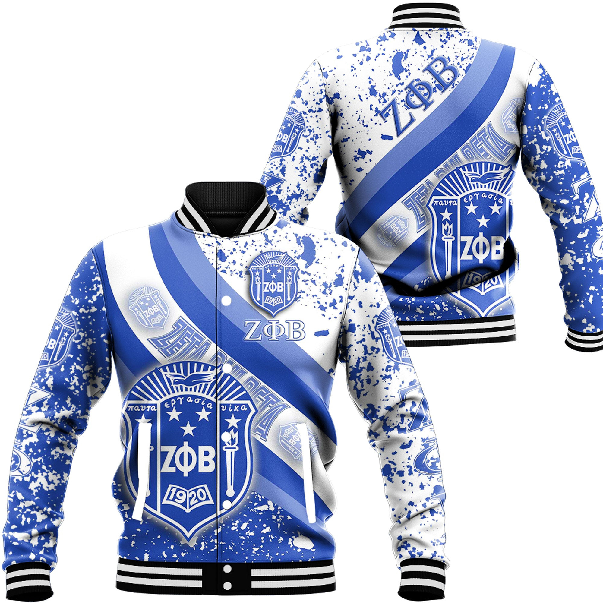 Africa Zone Clothing – Zeta Phi Beta Special Baseball Jackets A35