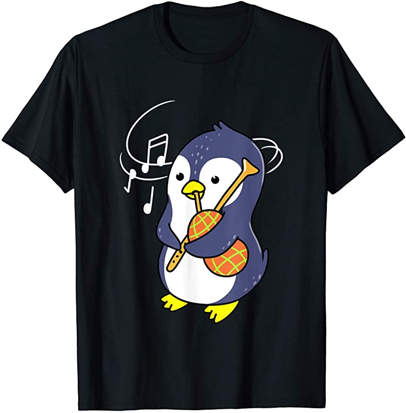 Penguin Playing Bagpipe T-Shirt