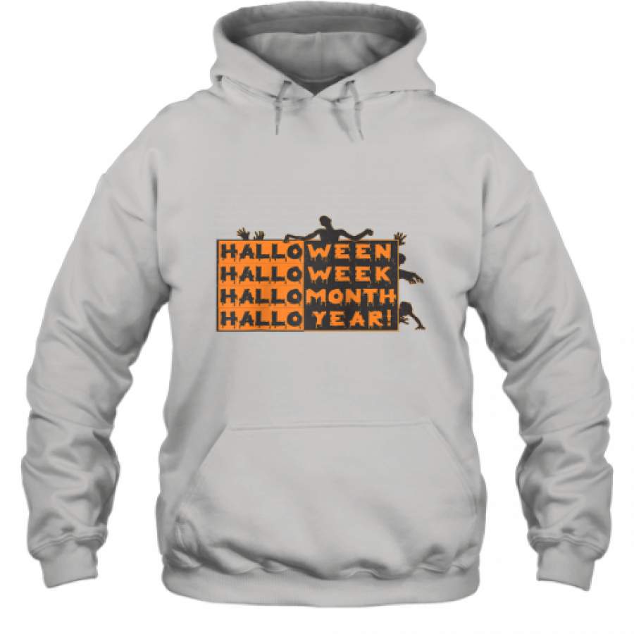 Zombie Halloween funny shirt Hoodie