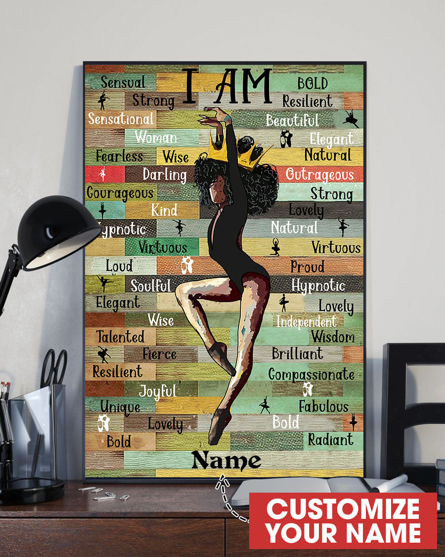 Black Queen Dance Relax Posters Custom Personal Gift Idea Birthday