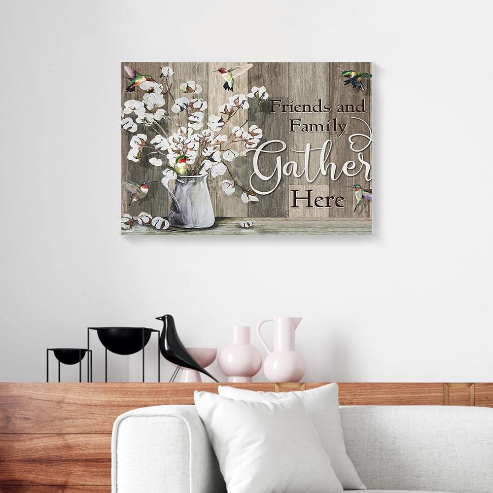 Canvas Prints Friends And Family Gather Here Hummingbird Canvas Home Decor Canvas