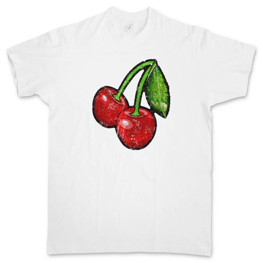 Oldschool Cherries Vintage Logo Ii Men Short Sleeve T Shirt