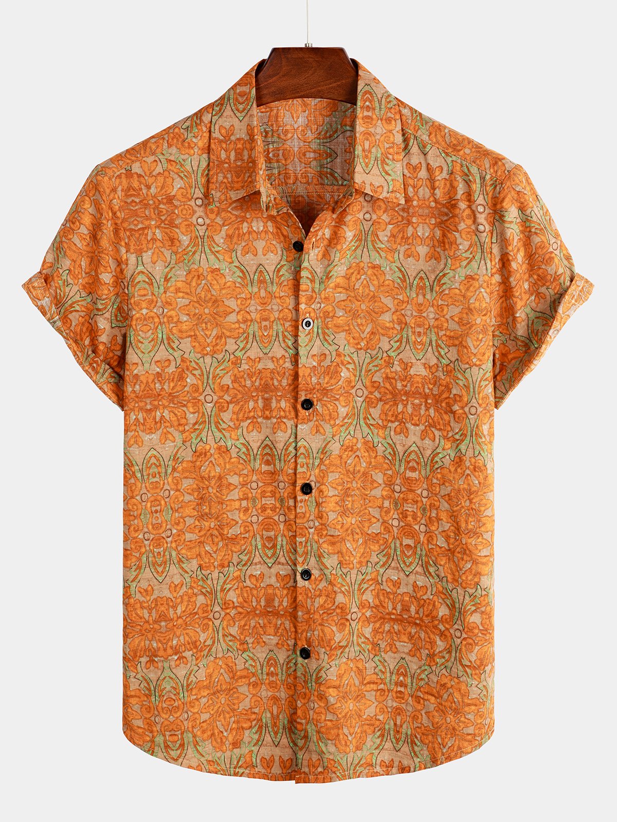 Short Sleeve Print Hawaii Shirt Ha3067