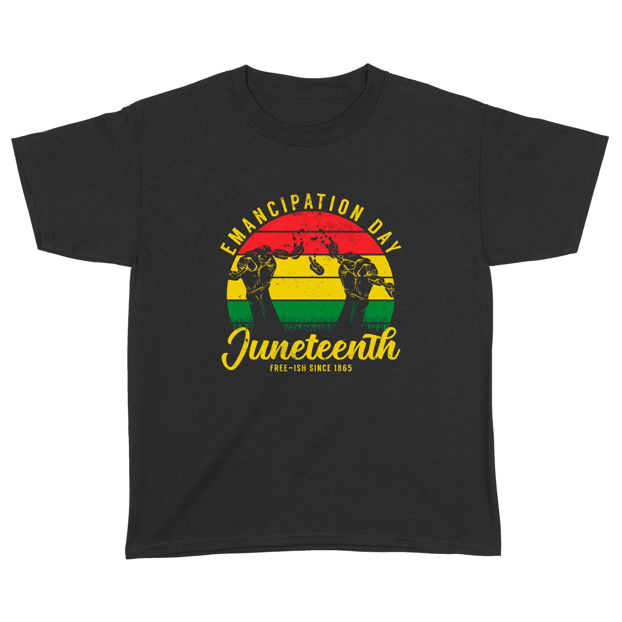 Juneteenth Emancipation Day Vintage Cool Melanin Black Pride Shirt – Standard Youth T-Shirt