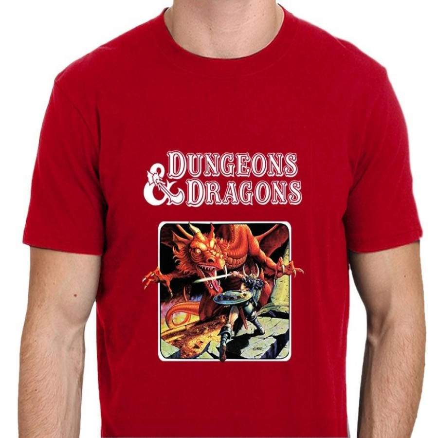 Dune Ons Dragons Computer Rpg Vintage Male T Shirt