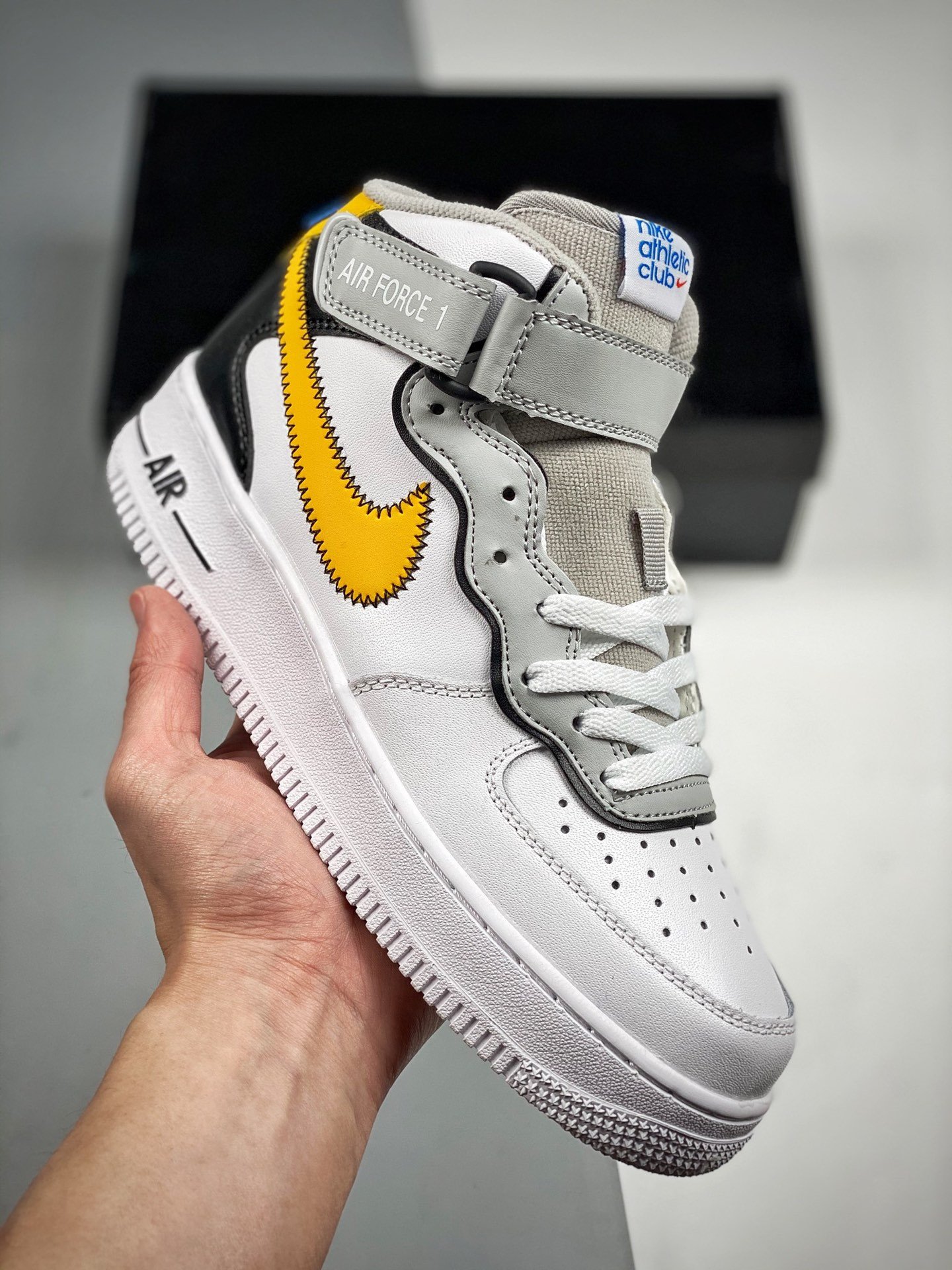 Nike Air Force 1 Mid Athletic Club White Grey 5340117