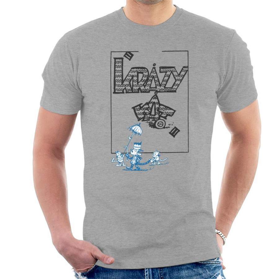 Krazy Kat Retro Logo Men’s T-Shirt