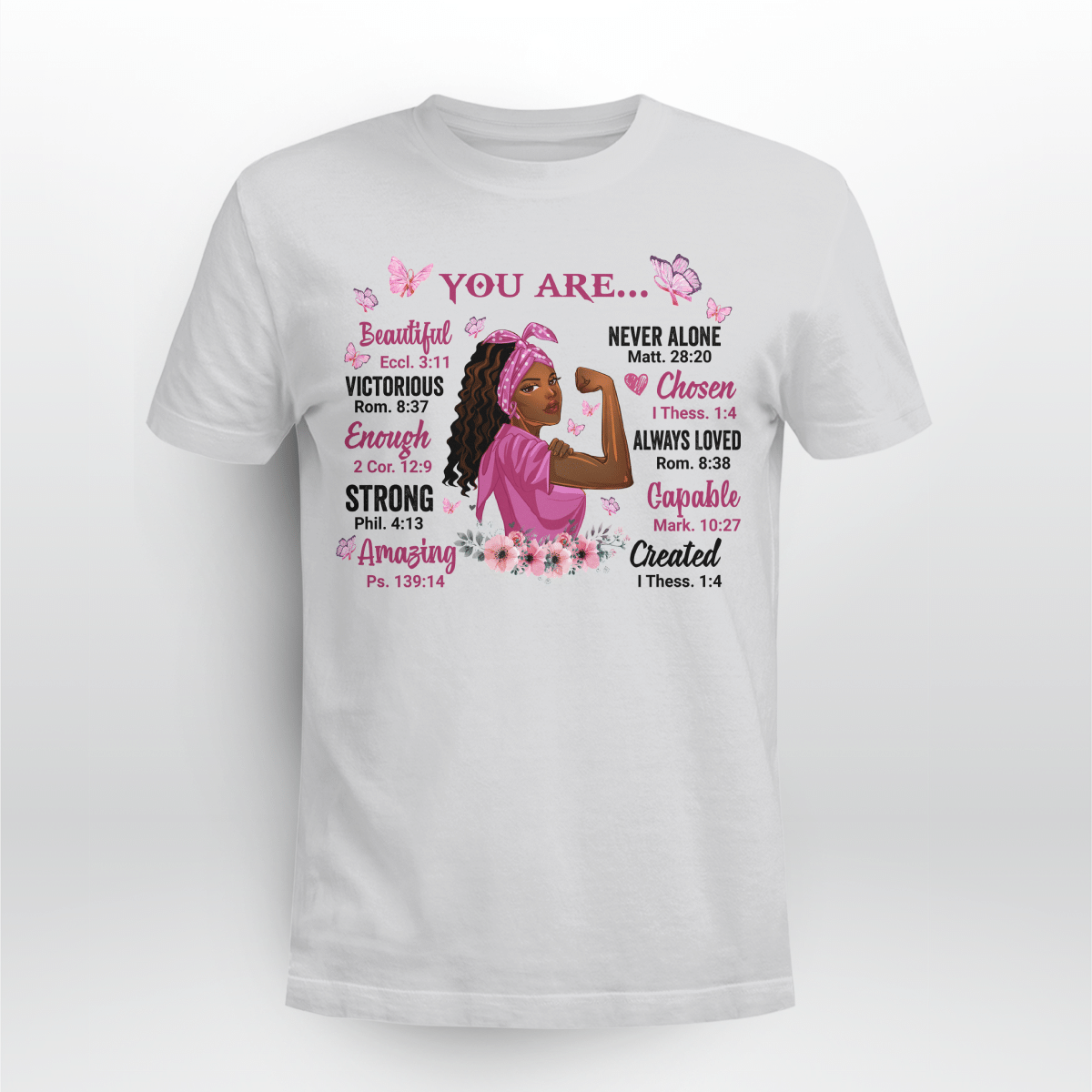 Breast Cancer Awareness Tshirt For Black Girl Is Fighter Shirts You Are Beautiful Shirt