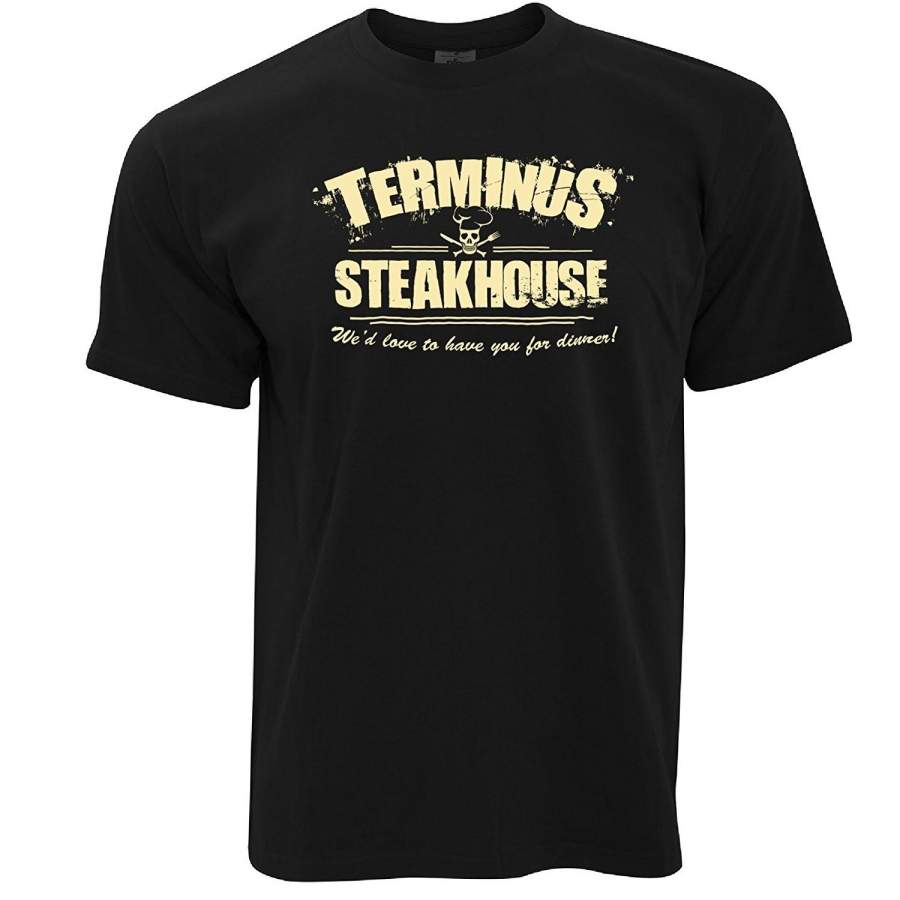 Terminus Steakhouse. We’D Love To Have You For Dinner! Mens T-Shirt Cool Funny Gift Present For Men