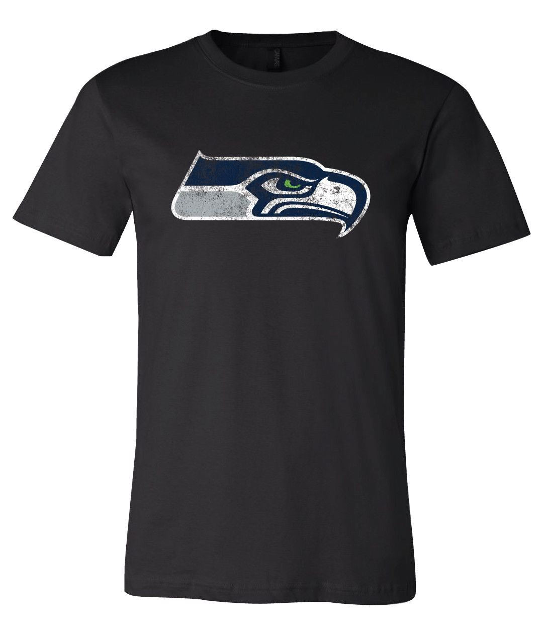 Seattle Seahawks Distressed Vintage Logo  Shirt