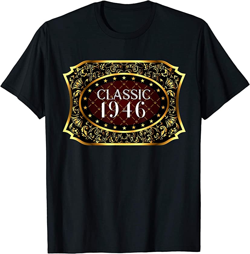 75th Birthday Vintage Classic 1946 75 Year Old Classic 1946 T-Shirt