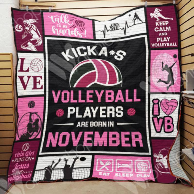 November Volleyball Blanket OCT0502 95O42﻿