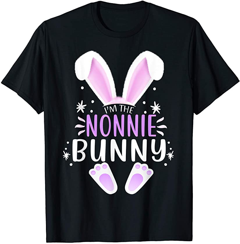 I’m The Nonnie Bunny Easter Day Bunny Family Matching Style T-Shirt