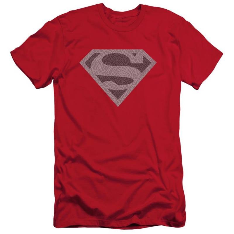 Superman Elephant Shield Men’s Slim Fit T-Shirt