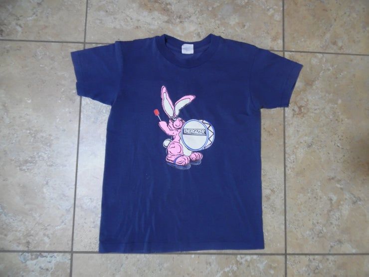 Vtg Energizer Bunny Blue 50 50 Shirt