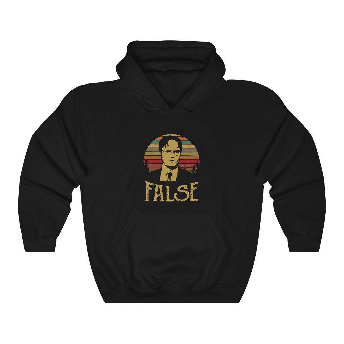 The Office Tv Series Dwight Schrute False Vintage Unisex Hoodie