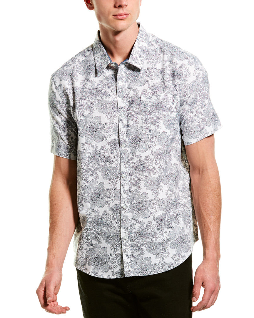 Original Penguin Floral Print Woven Shirt