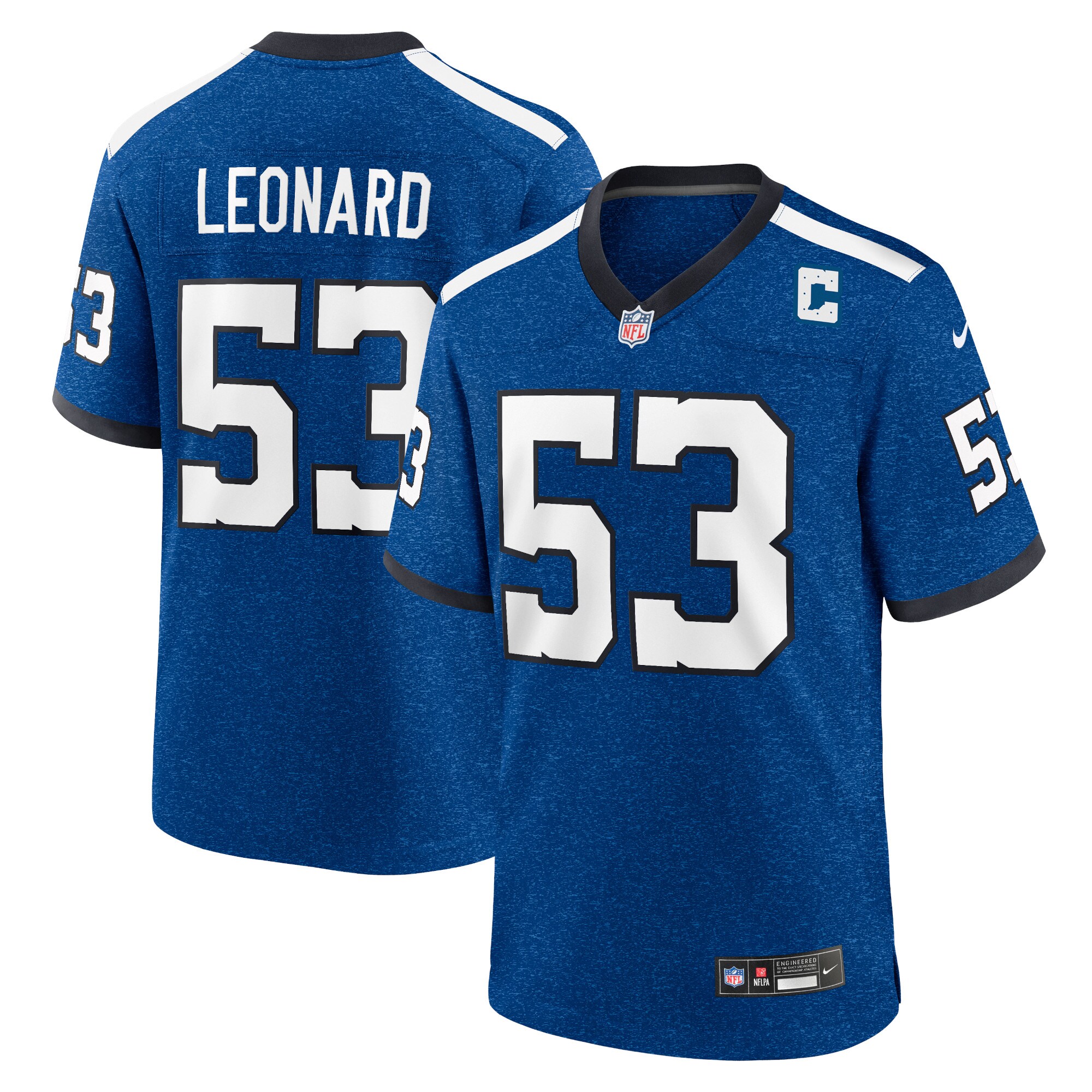 Shaquille Leonard Indianapolis Colts Indiana Nights Alternate Game Jersey – Royal