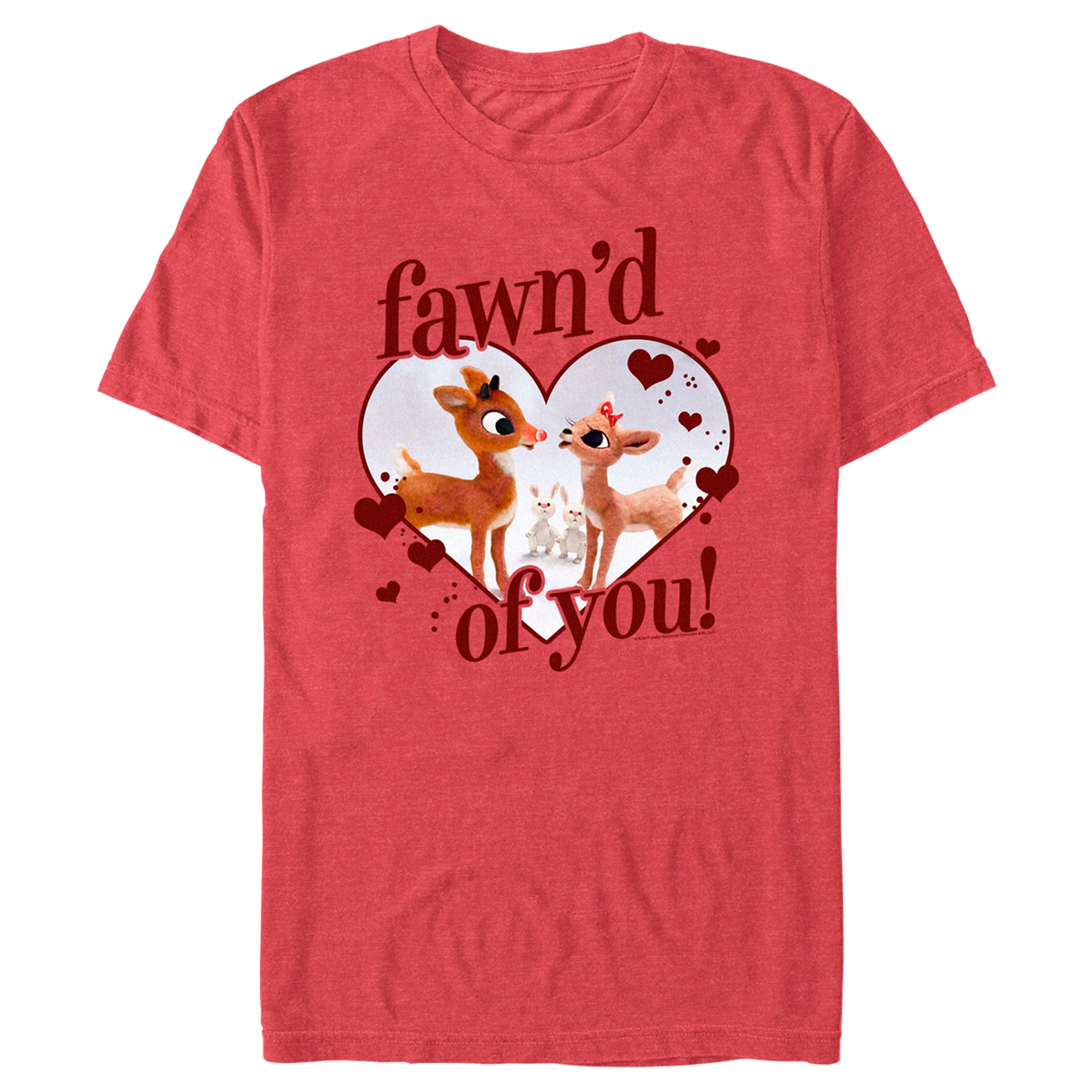 Rudolph The Red-Nosed Reindeer Men’S Fawn’D Of You  T-Shirt