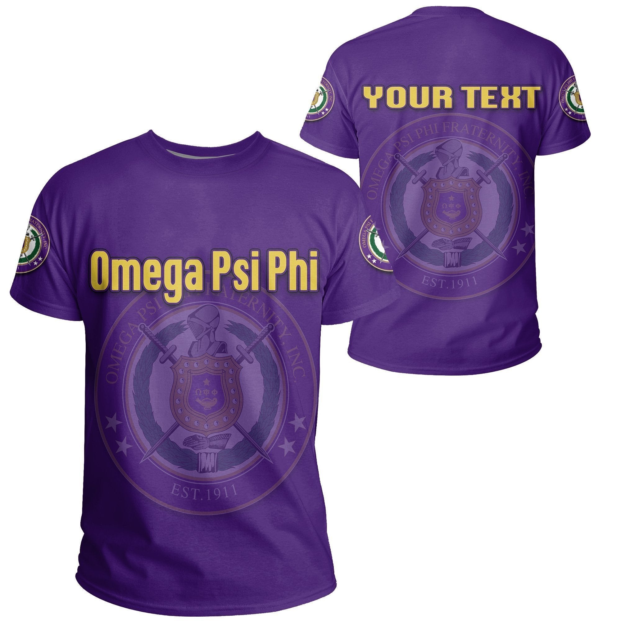 Fraternity Tshirt – Personalized Omega Psi Phi Tee