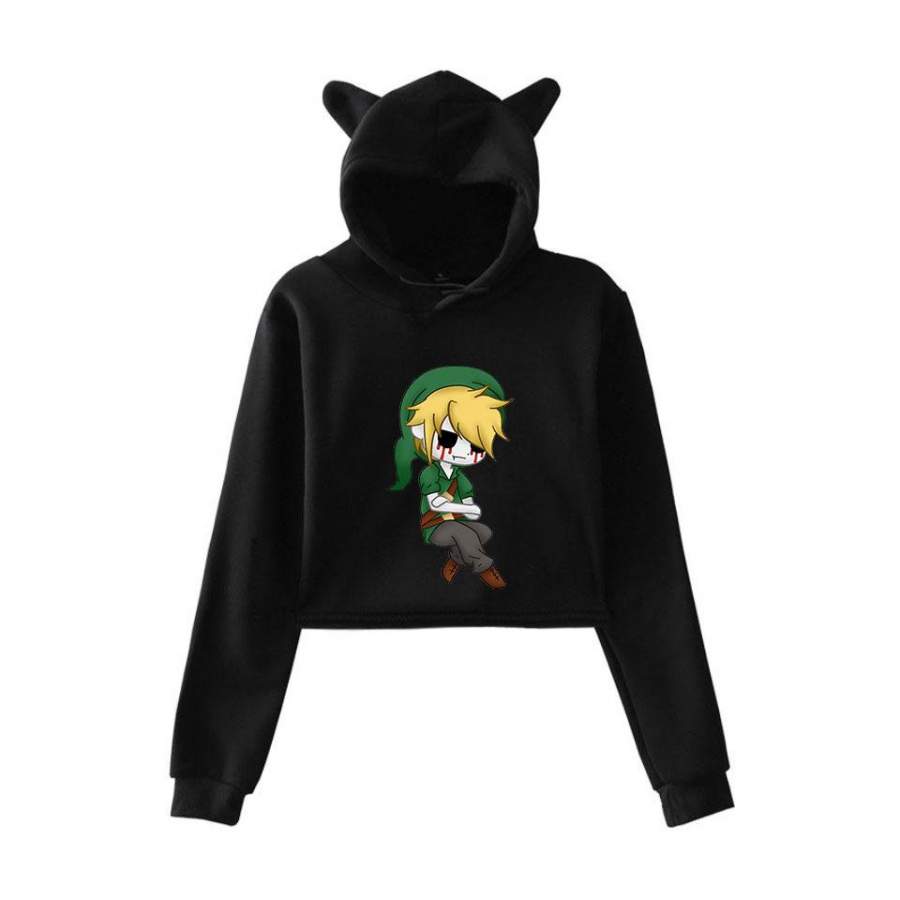 Pop Creepypasta Bunny Ear Hoodie for Girl Party Costume Ideal Gift