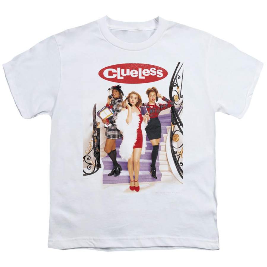 Clueless Clueless Poster Kids Youth T Shirt White