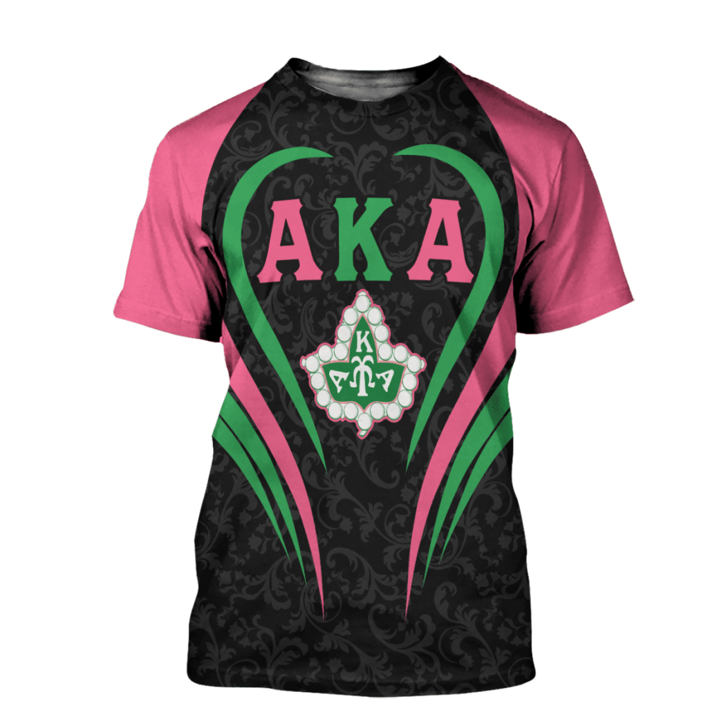 Aka Symbol Aka Pink Green Alpha Kappa Alpha Tshirt, Sweatshirt, Hoodie