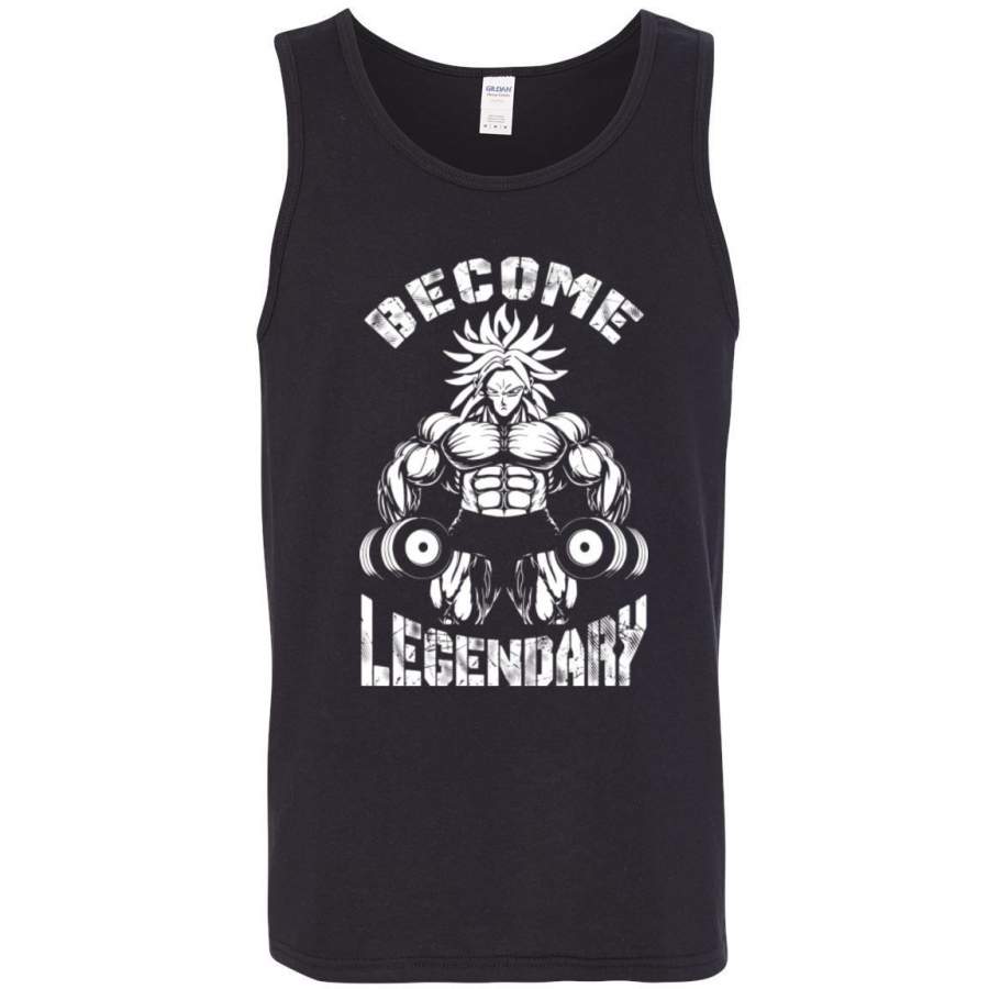 Become Legendary Gym / Workout Graphic Tank Top