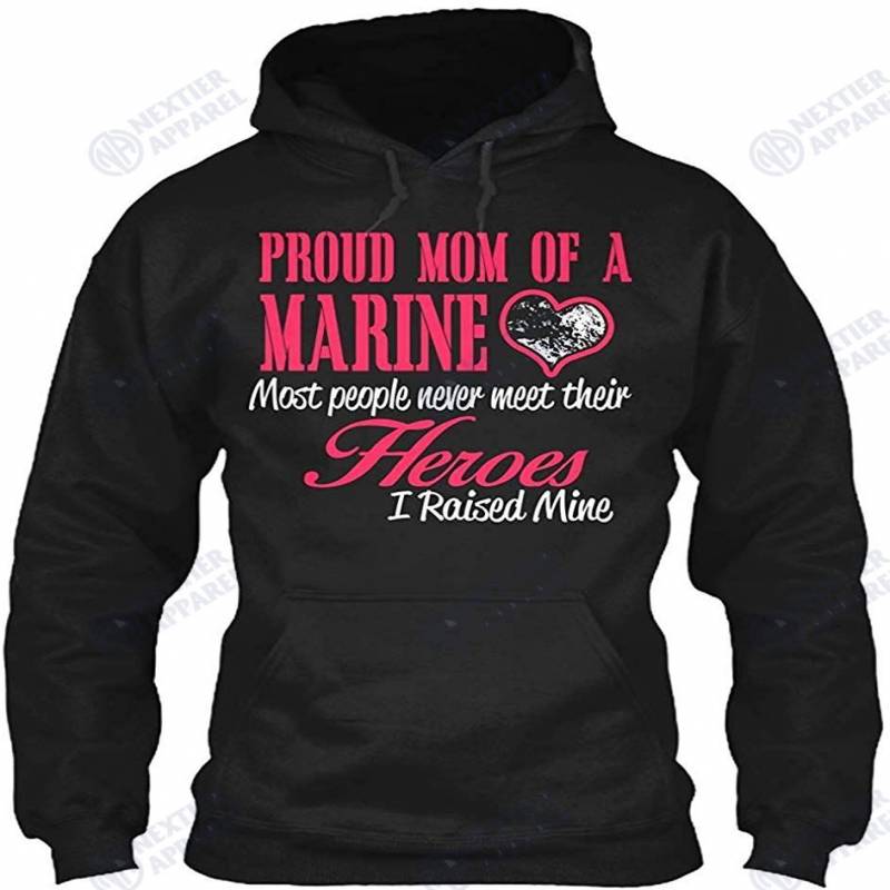 Proud Mom Of A Marine Fashion Sweatshirt Hoodie